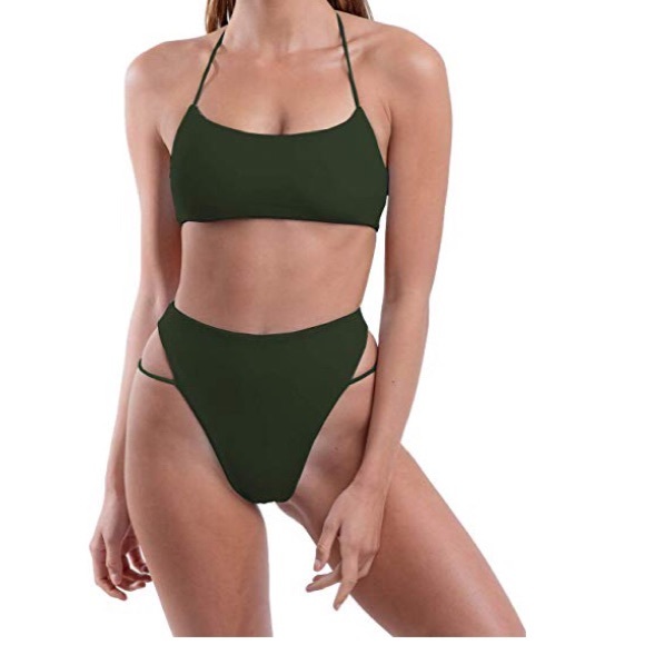 Other - Halter neck high cut two piece bikini